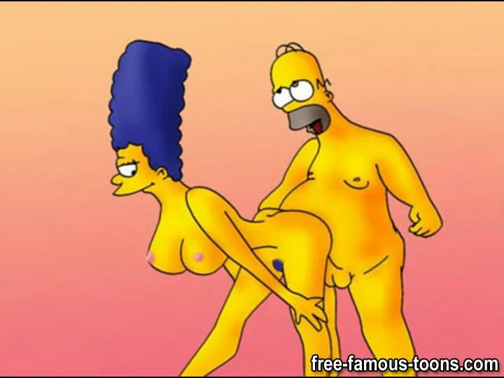 Simpsons Shemale Lesbian Porn - Sexy compilation of Marge Simpson getting banged by family members -  Sunporno